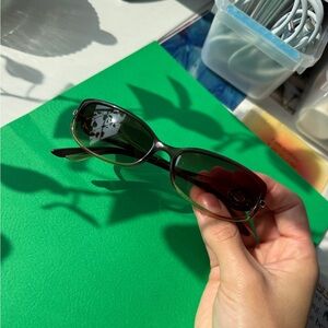 Dior sunglasses purple and amber gradient